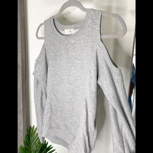 Cold shoulder sweatshirt